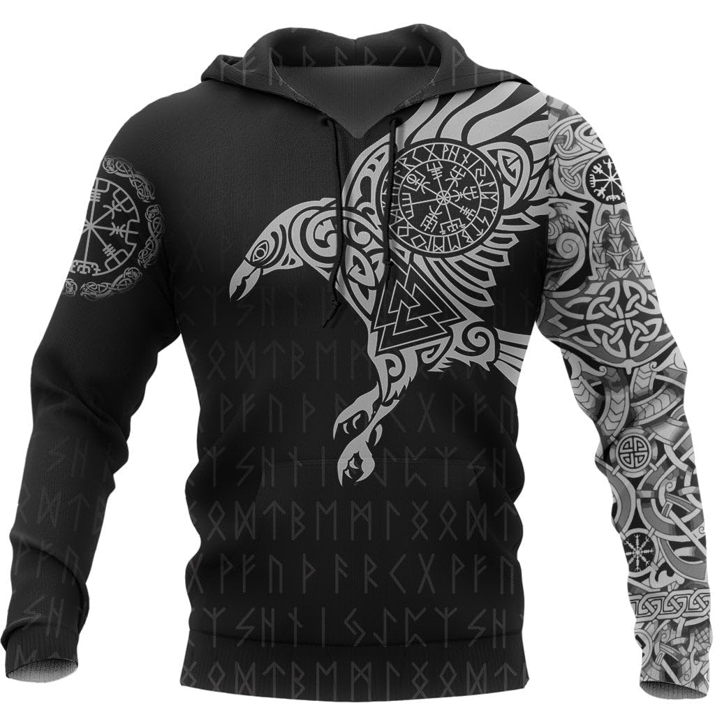 Unisex 3D Realistic Printed Novelty Hoodies for Men Women Cool Graphic Hooded Sweatshirt