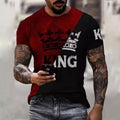 2024 New Oversized T Shirt For Men Casual Short Sleeve Hip Hop Smiling Face Print Plus Size Tee Shirt Pullover Mens T-shirt Top
